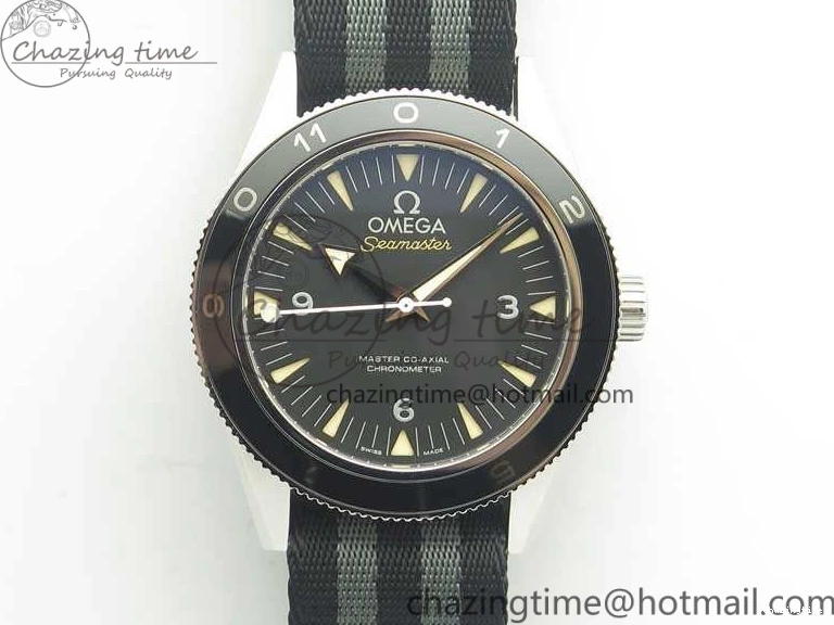 0825 Lightweight Seamaster 300 “Spectre” Limited Edition VSF 1:1 Best Edition On “007” Nato Strap A8400 Super Clone 8075